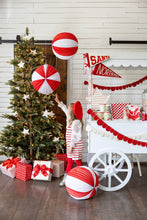 Load image into Gallery viewer, My Mind’s Eye - BEC1104 - Red and Cream Scalloped Felt Banner Set