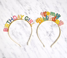 Load image into Gallery viewer, Party Partners - Birthday Girl Metal Headband