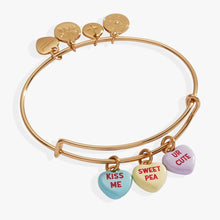 Load image into Gallery viewer, Alex and Ani - Sweethearts® Multi-Heart Charm Bangle