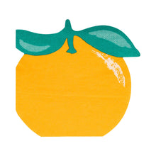Load image into Gallery viewer, My Mind’s Eye - Orange Shaped Cocktail Napkin