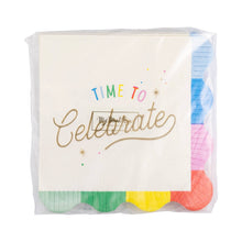 Load image into Gallery viewer, My Mind’s Eye - Time to Celebrate Cocktail Napkin