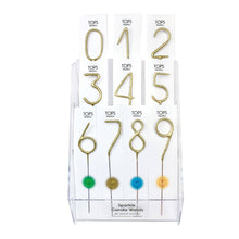 Load image into Gallery viewer, TOPS Malibu - Big 8" Gold Number Sparkler - Singles - SEE OPTIONS