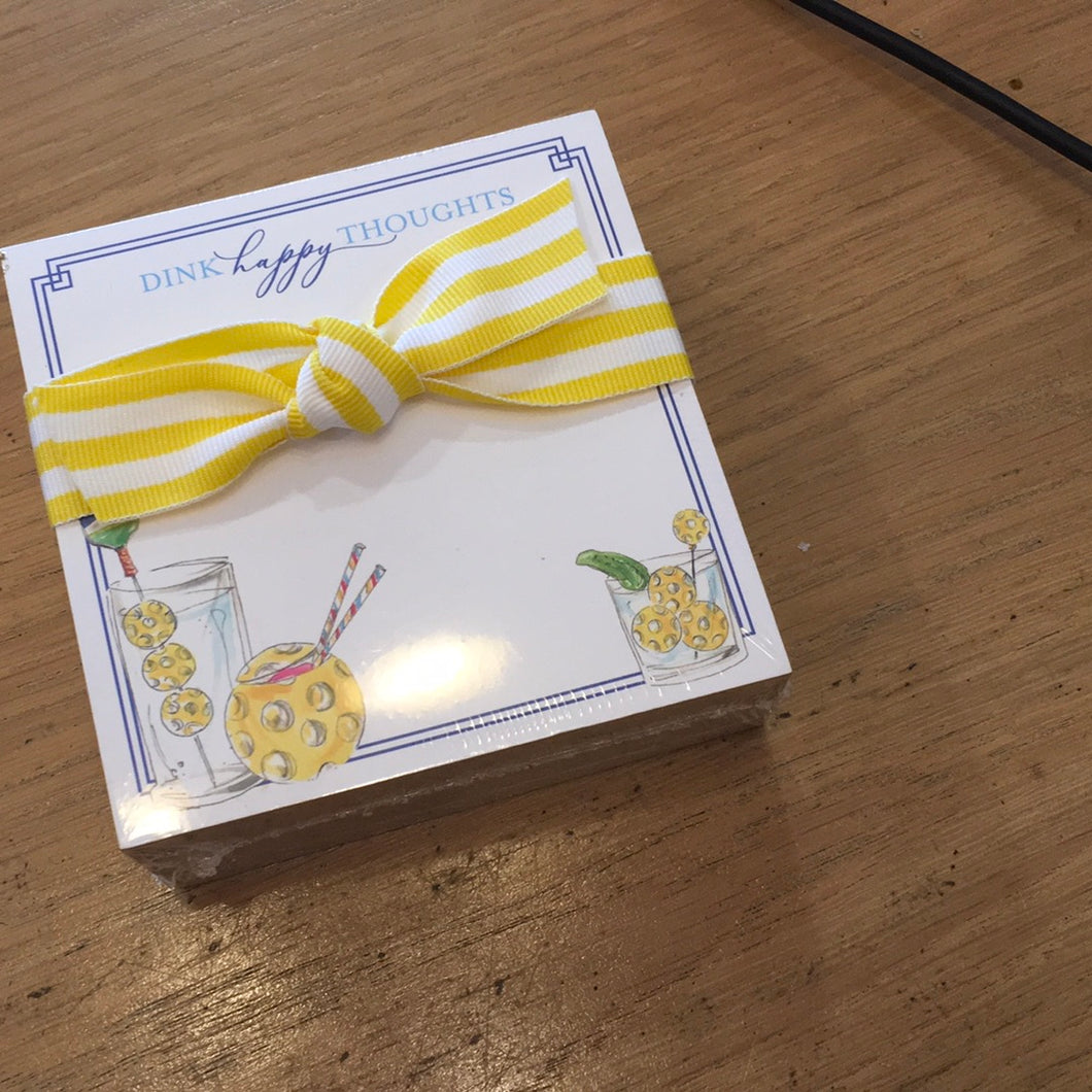 Dink Happy Thoughts Note Pad