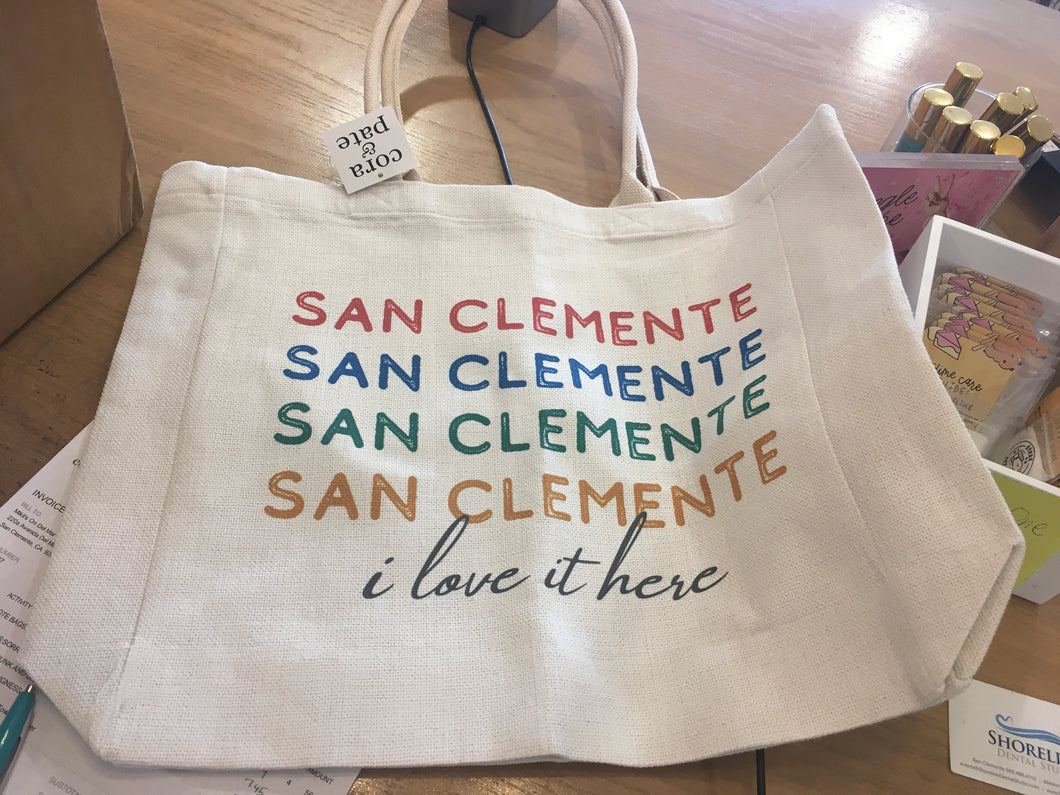 Cora and pate tote bag