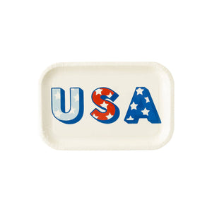 My Mind’s Eye - PLTS365G-MME - USA Shaped Paper Plate