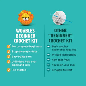 The Woobles - Bacon the Pig Beginner Crochet Kit