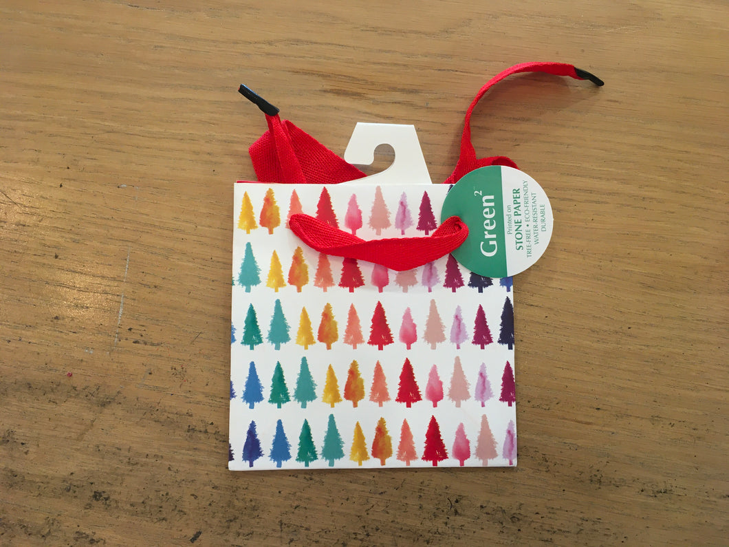 Design Christmas tree small gift bag