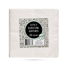 Load image into Gallery viewer, ellembee - When I saw you drinking wine funny printed Cocktail Napkins