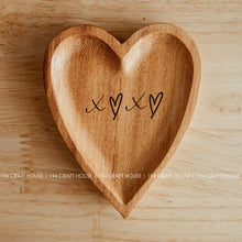 Load image into Gallery viewer, XOXO Sweet Heart Wooden Tray - Valentine's Day Gifts