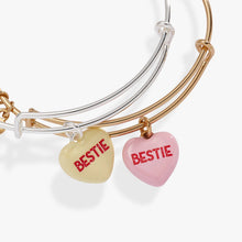 Load image into Gallery viewer, Alex and Ani - Sweethearts® 'Bestie' Charm Bangles Set of 2
