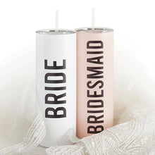 Load image into Gallery viewer, Santa Barbara Design Studio by Creative Brands - Matte Skinny Tumbler - Bride