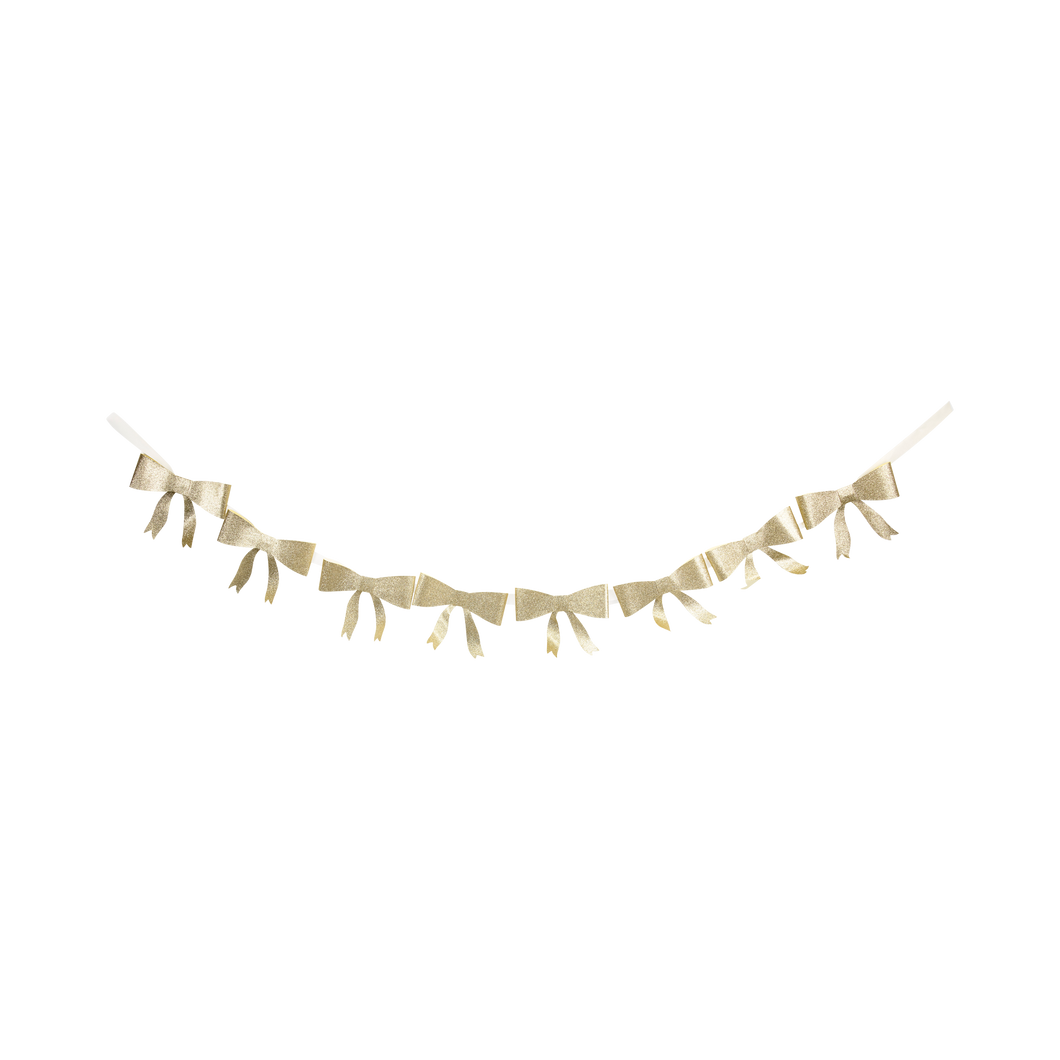 My Mind’s Eye - BOW1102 - Gold Glitter Bow Banner
