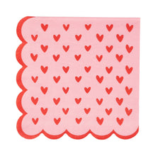 Load image into Gallery viewer, My Mind’s Eye - VAL1138 - Scalloped Hearts Cocktail Napkin