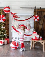 Load image into Gallery viewer, My Mind’s Eye - BEC1104 - Red and Cream Scalloped Felt Banner Set