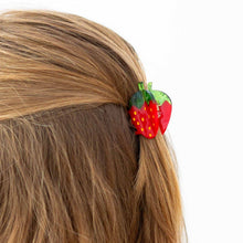 Load image into Gallery viewer, Jenny Lemons - Strawberry Mini Hair Claw Clip