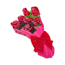 Load image into Gallery viewer, Jenny Lemons - Large Gummy Rose Bouquet Hair Claw Clip