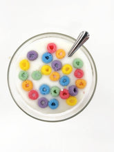 Load image into Gallery viewer, Candlelit Desserts - Fruit Loop Scented Cereal Bowl Candle