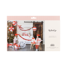 Load image into Gallery viewer, My Mind’s Eye - BEC1104 - Red and Cream Scalloped Felt Banner Set
