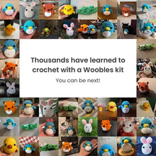 Load image into Gallery viewer, The Woobles - Bacon the Pig Beginner Crochet Kit