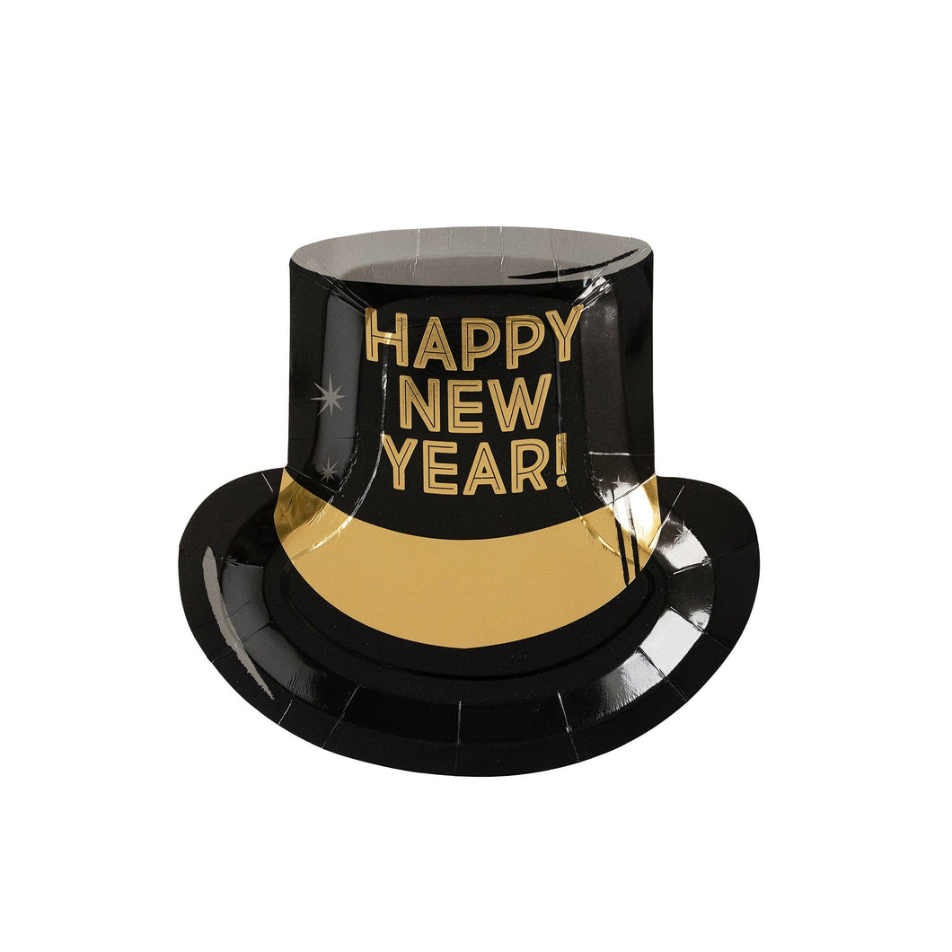 My Mind’s Eye - Happy New Year Hat Shaped Disposable Paper Plate