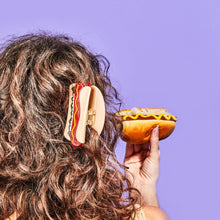 Load image into Gallery viewer, Jenny Lemons - Large Hot Dog Hair Claw Clip with all the Fixins