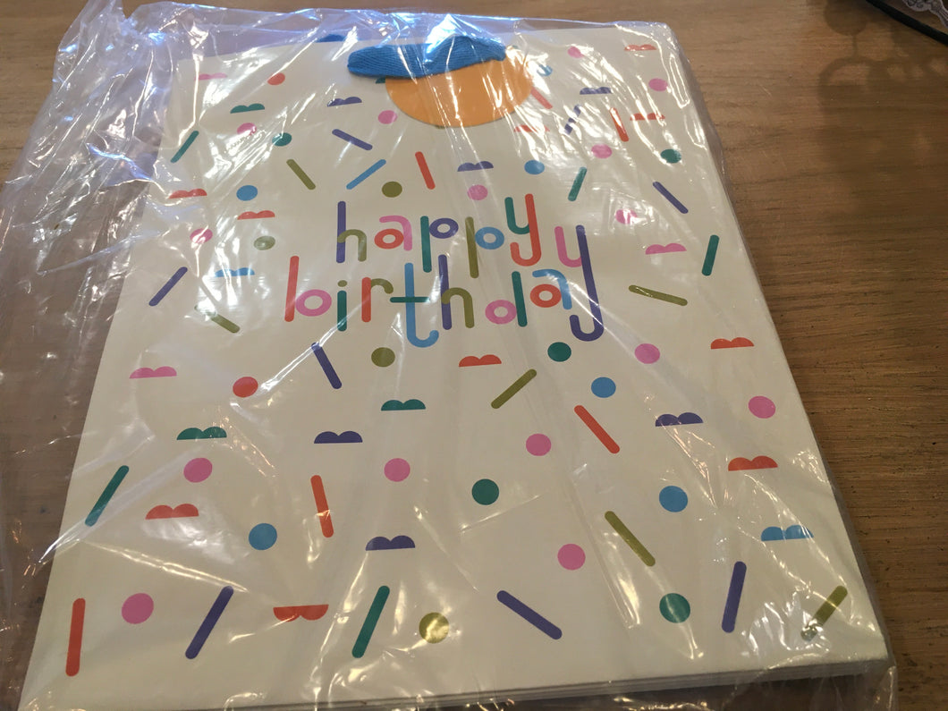 Design dashes and dots medium gift bag