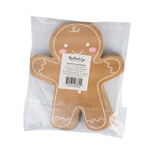 My Mind’s Eye - PLNP677 - Shaped Ginger Man Guest Towel Napkin