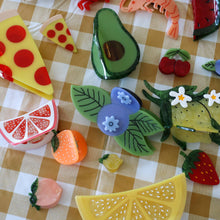Load image into Gallery viewer, Jenny Lemons - Mini Orange Hair Claw Clip
