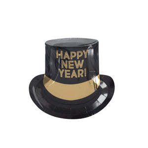 My Mind’s Eye - Happy New Year Hat Shaped Disposable Paper Plate