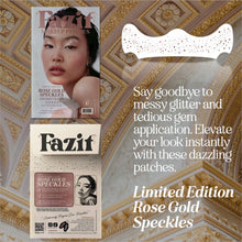 Load image into Gallery viewer, Fazit - Rose Gold Stardust Speckles Makeup Patches