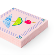 Load image into Gallery viewer, Bonjour Fête - LUAU TROPICAL COCKTAIL NAPKINS