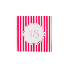 Load image into Gallery viewer, Bonjour Fête - 18TH BIRTHDAY COCKTAIL NAPKINS