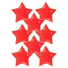 Load image into Gallery viewer, My Mind’s Eye - PGB1041 - Red Star Shaped Gold Foiled Paper Plate