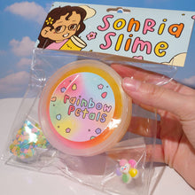 Load image into Gallery viewer, Sonria Slime LLC - Rainbow Petals Slime Toy