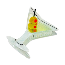 Load image into Gallery viewer, Jenny Lemons - Large Martini Hair Claw Clip