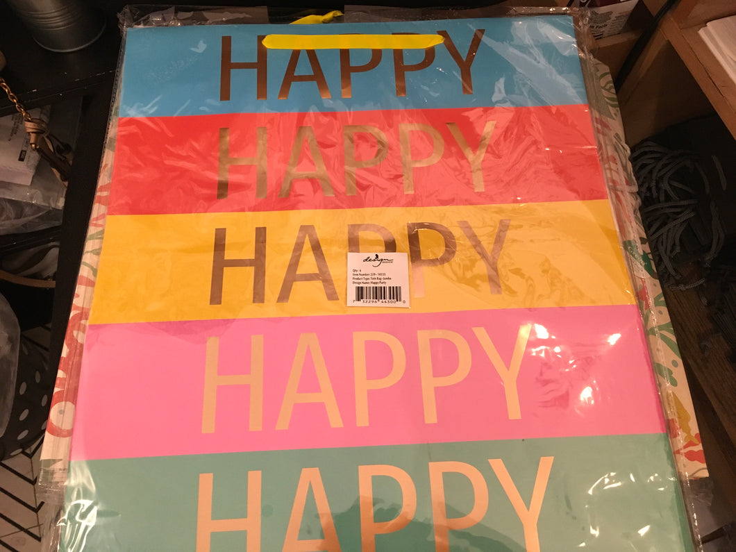 Design Happy Happy jumbo gift bag