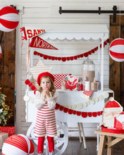 Load image into Gallery viewer, My Mind’s Eye - BEC1104 - Red and Cream Scalloped Felt Banner Set