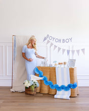 Load image into Gallery viewer, My Mind’s Eye -Blue Tissue Fan Bunting Banner