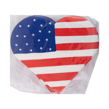 Load image into Gallery viewer, My Mind’s Eye - PLNP330 - Heart Shaped Flag Paper Cocktail Napkin