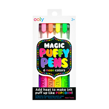 Load image into Gallery viewer, OOLY - Magic Puffy Neon Pens - Set of 6