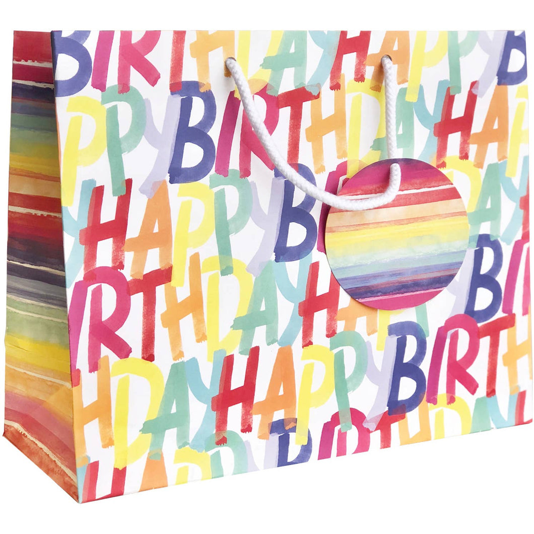 Jillson & Roberts - Rainbow Birthday Tote - Large