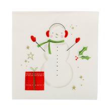 Load image into Gallery viewer, My Mind’s Eye - PLNP660 - Christmas Icons Scallop Cocktail Napkin Set