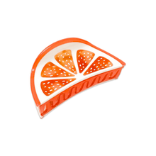 Load image into Gallery viewer, Jenny Lemons - Midi Grapefruit Slice Hair Claw Clip