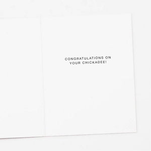 Apartment 2 Cards - Chickadee New Baby Card