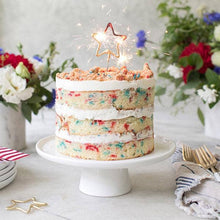 Load image into Gallery viewer, TOPS Malibu - Big 8" Gold Star Sparkler Wand Card - Celebrate