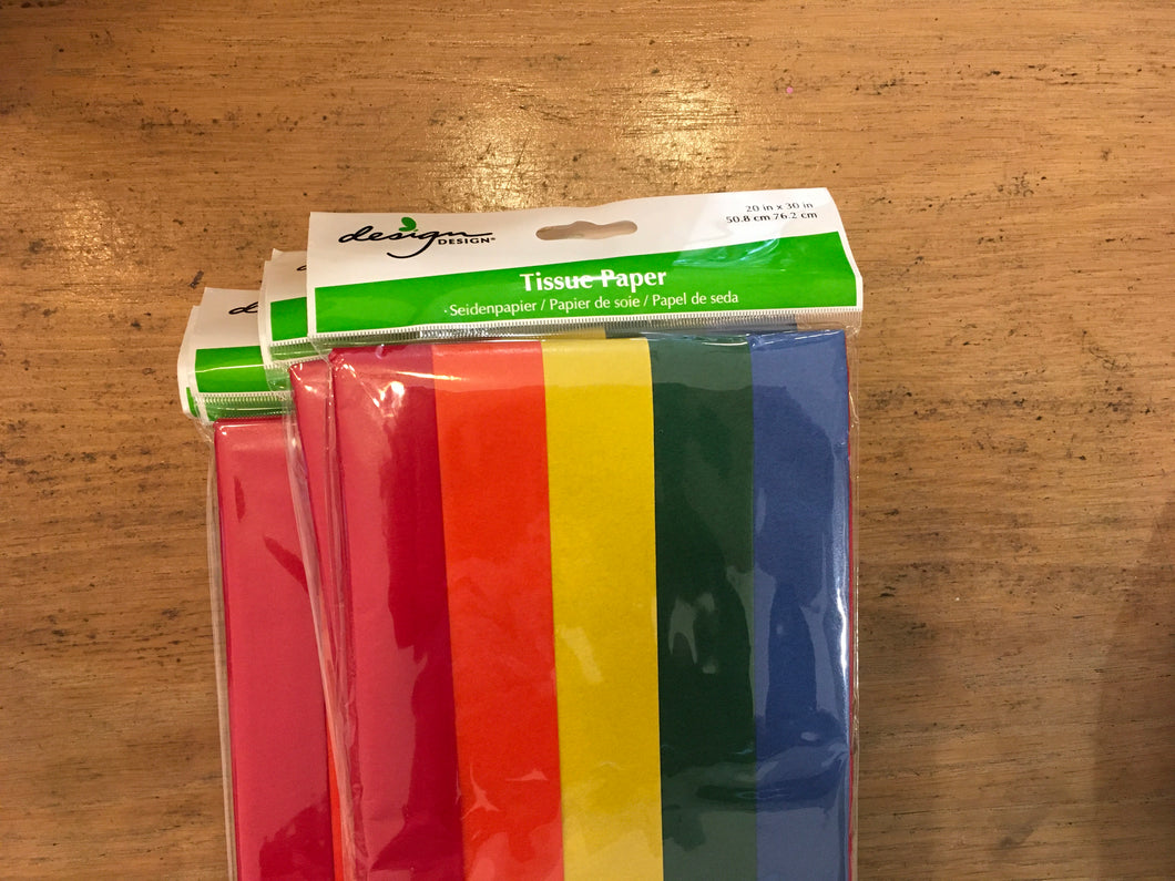 Rainbow Gift Tissue Design Design