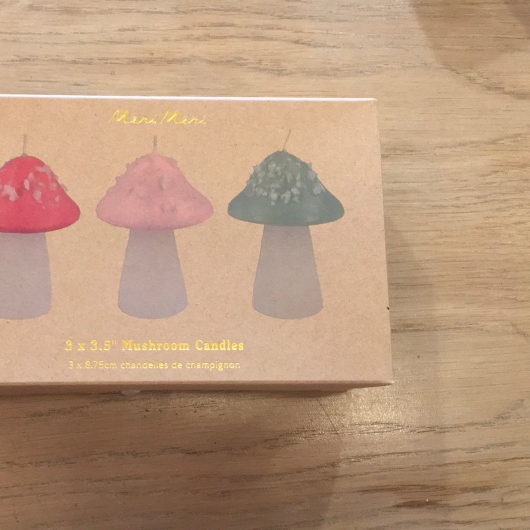Big Mushroom Candles