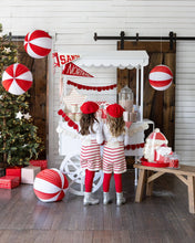 Load image into Gallery viewer, My Mind’s Eye - BEC1104 - Red and Cream Scalloped Felt Banner Set