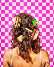 Load image into Gallery viewer, Jenny Lemons - Large Hot Dog Hair Claw Clip with all the Fixins