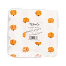 Load image into Gallery viewer, My Mind’s Eye - Pumpkin Scallop Cocktail Napkin